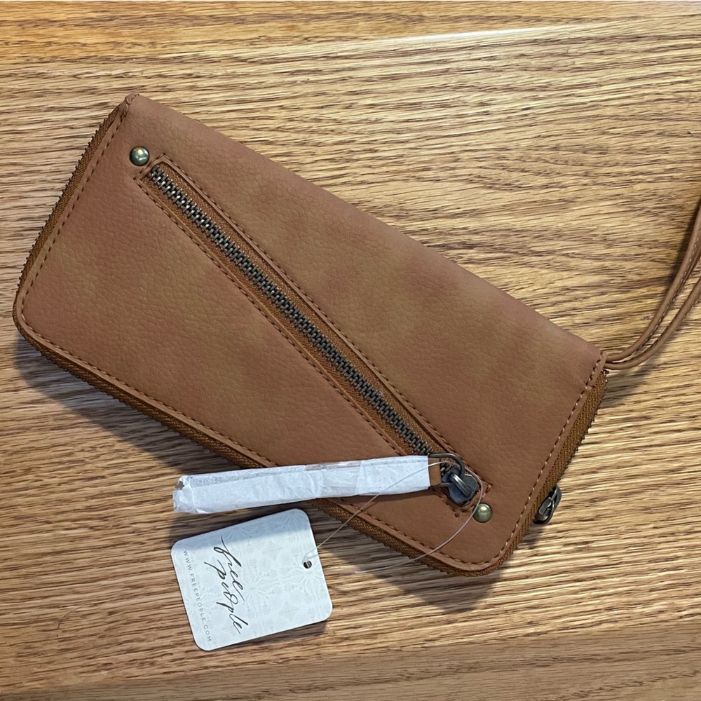 Free People Vegan Wristlet Wallet